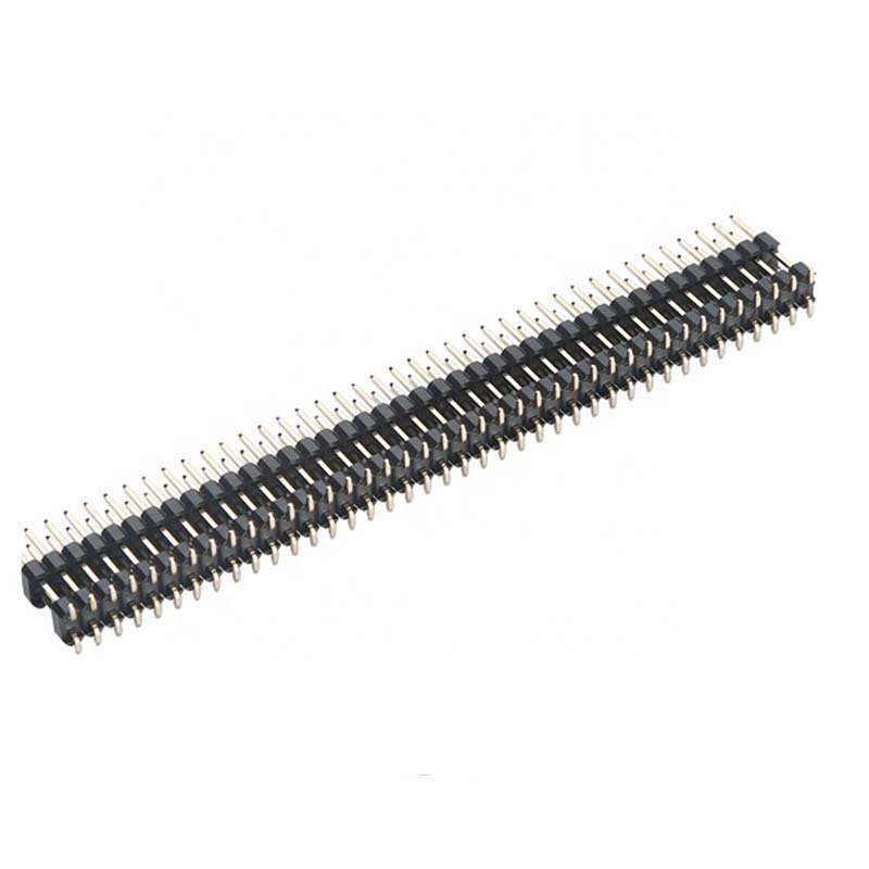 factory custom PCB pin header 1*40pin 2*40Pin two rows 2.54mm pitch IC pin header connector