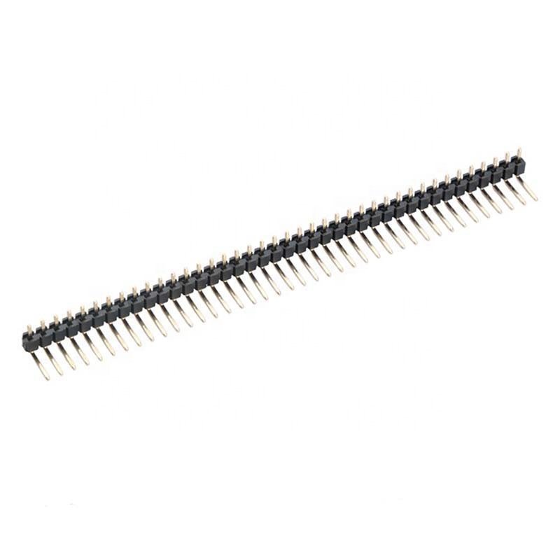 factory custom PCB pin header 1*40pin 2*40Pin two rows 2.54mm pitch IC pin header connector