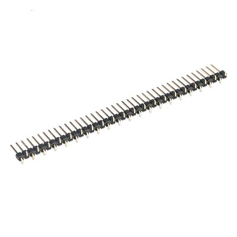 factory custom PCB pin header 1*40pin 2*40Pin two rows 2.54mm pitch IC pin header connector