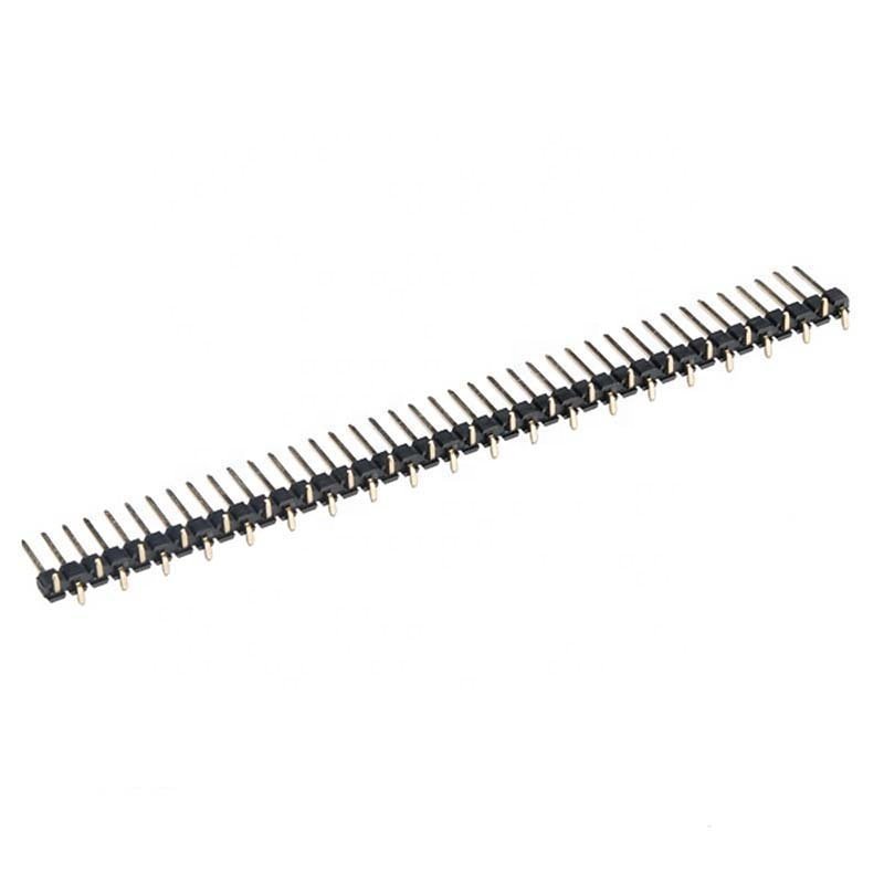 factory custom PCB pin header 1*40pin 2*40Pin two rows 2.54mm pitch IC pin header connector
