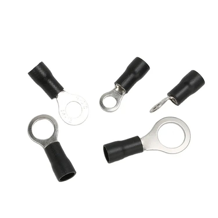 RV1.25-3 series colorful high quality wire joints splices connector electrical ring pre-insulated terminals