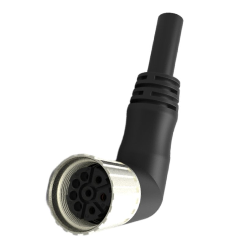 M23 Female Waterproof Circular 8pin Sensor Molding Connector Ip67 For Automotive/industrial