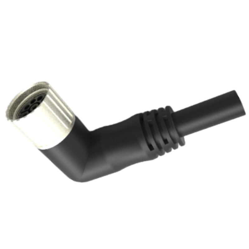 M23 Female Waterproof Circular 8pin Sensor Molding Connector Ip67 For Automotive/industrial