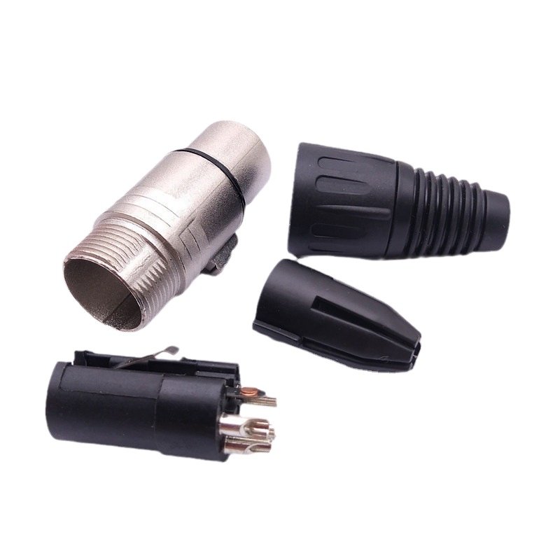 Hot Selling 4pin XLR Connector Female Microphone Speakon 4 Pines Female Plug Jack XLR4 Connector 4pin Speakon Connector Metal