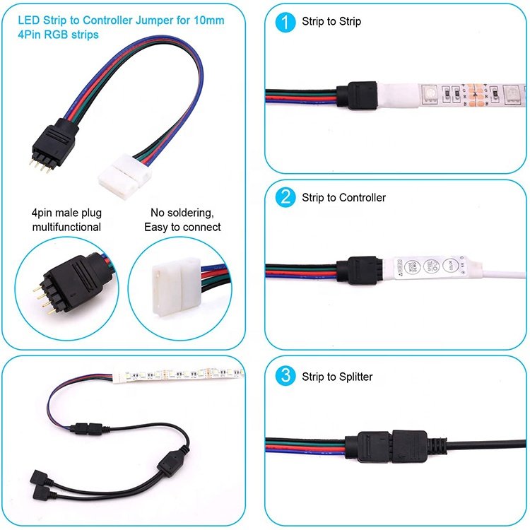 Factory Price Original Jst Xh 2.54mm Pitch Connector Wiring Cable Assemblies for Led Strip