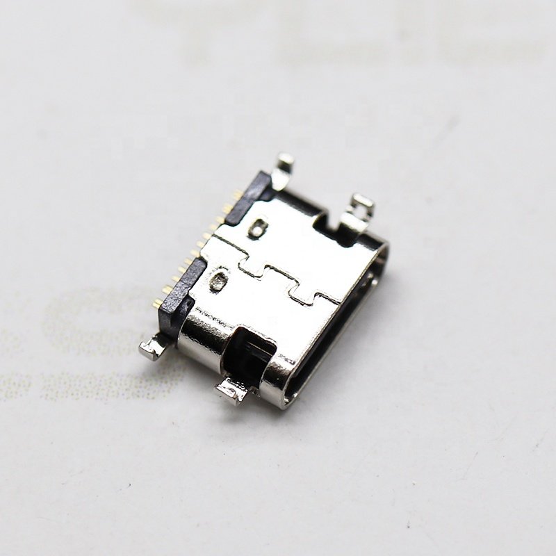 USB C F Type Connector 16Pin SMT Height 6.5 6.8mm Top Mount USB 3.0 3.1 Female Connector USB Female Connector For Mobile