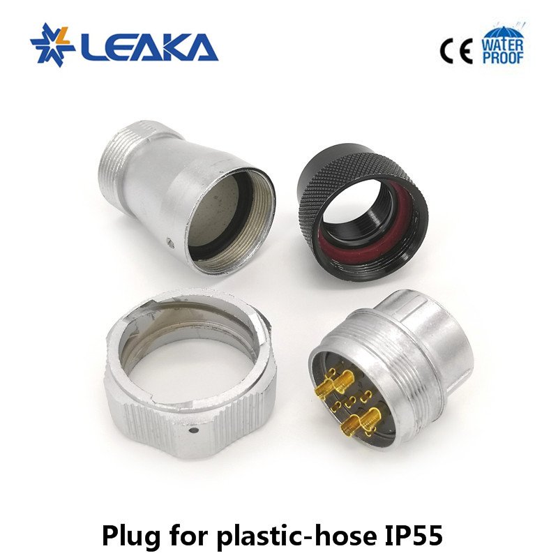 IP55 Aviation Cable Plug Weipu WY TB Series Bayonet Multipin Male Connector Plastic-Hose Gold Plated BNC Type Power