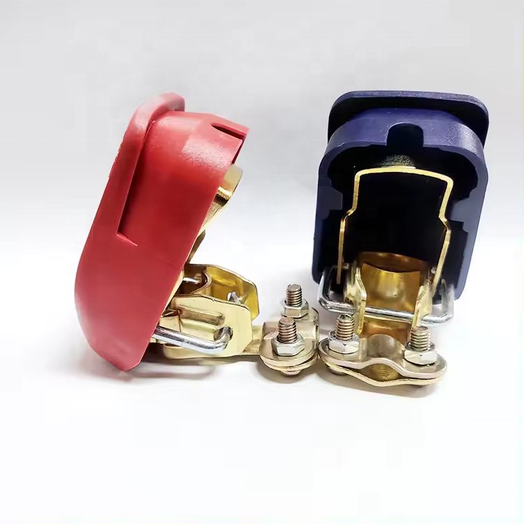 Factory manufacturing battery terminal connector jig quick release disconnect brass battery terminals