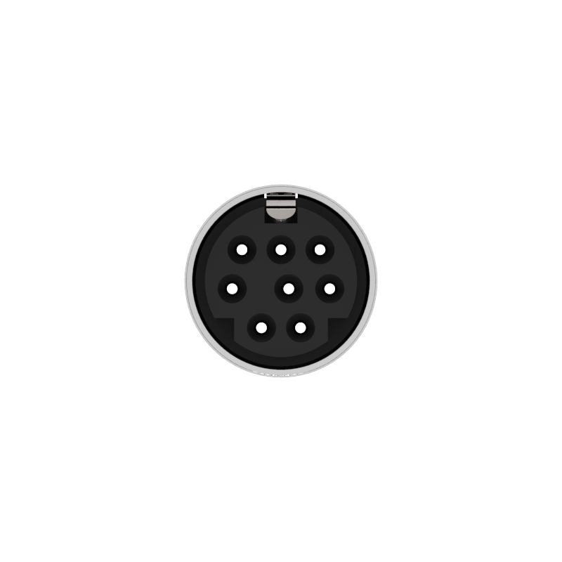 Mini Din 8PIN Molded with Cable Connector