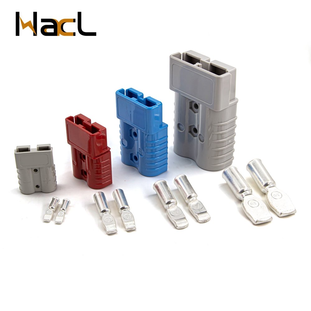 Wholesale OEM Grey/Red Colors Anderson Connector 50A 2Pin Power Supply anderson connector 175a