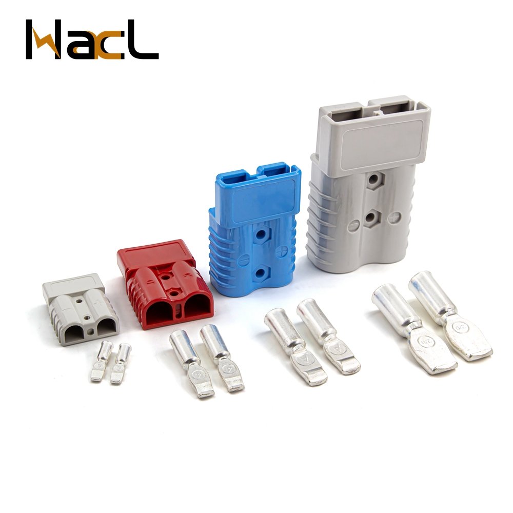 Wholesale OEM Grey/Red Colors Anderson Connector 50A 2Pin Power Supply anderson connector 175a