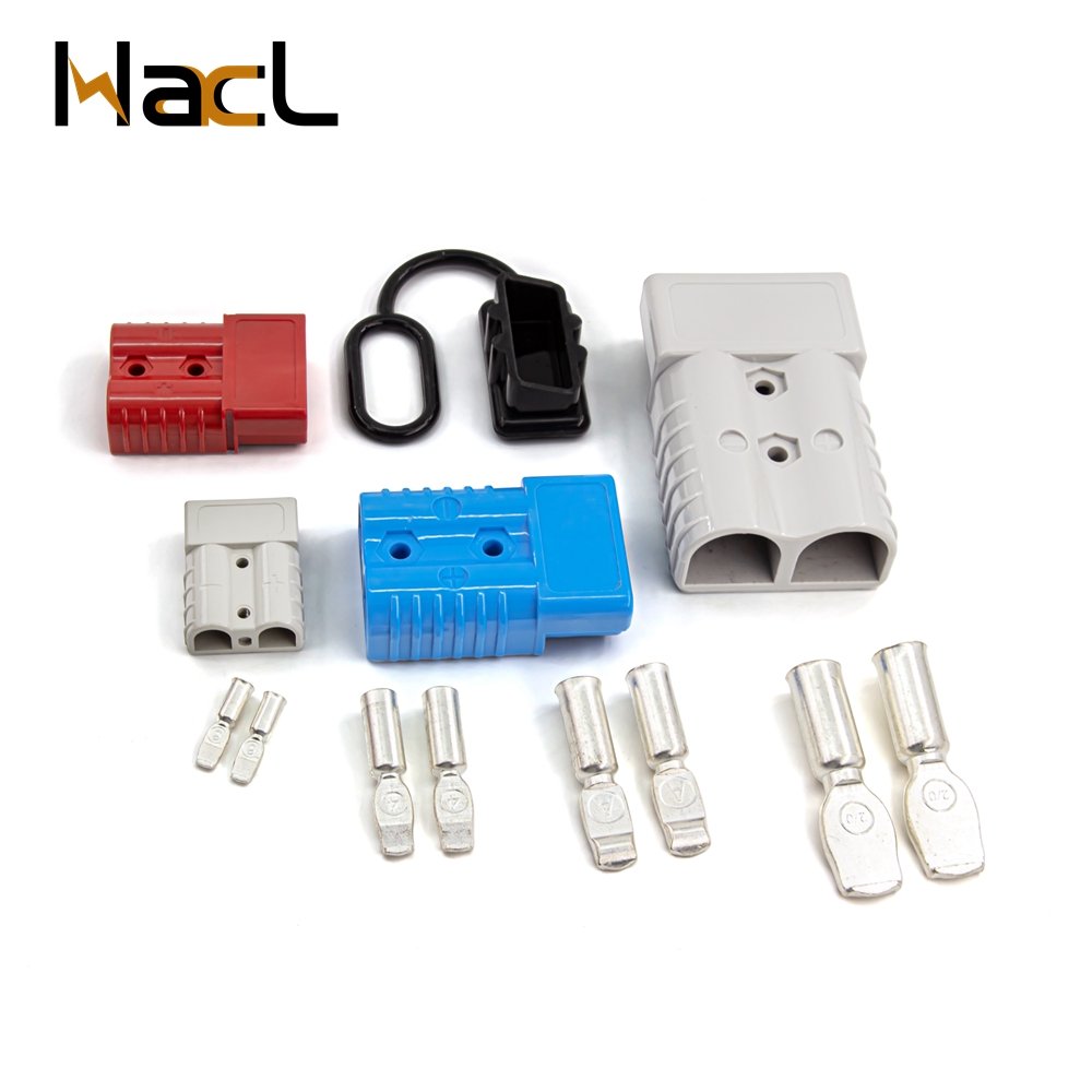 Wholesale OEM Grey/Red Colors Anderson Connector 50A 2Pin Power Supply anderson connector 175a