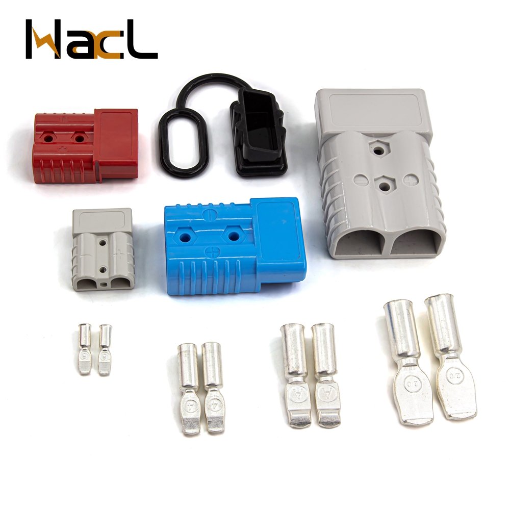 Wholesale OEM Grey/Red Colors Anderson Connector 50A 2Pin Power Supply anderson connector 175a
