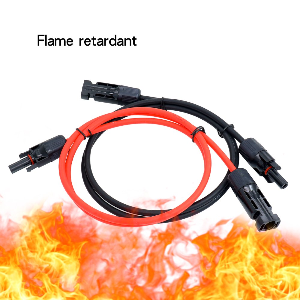 Solar Panel 2.5mm 6mm2 10mm2 Extension Copper Wire With Connector Photovoltaic Special Dc Cable Extension Cable Solar