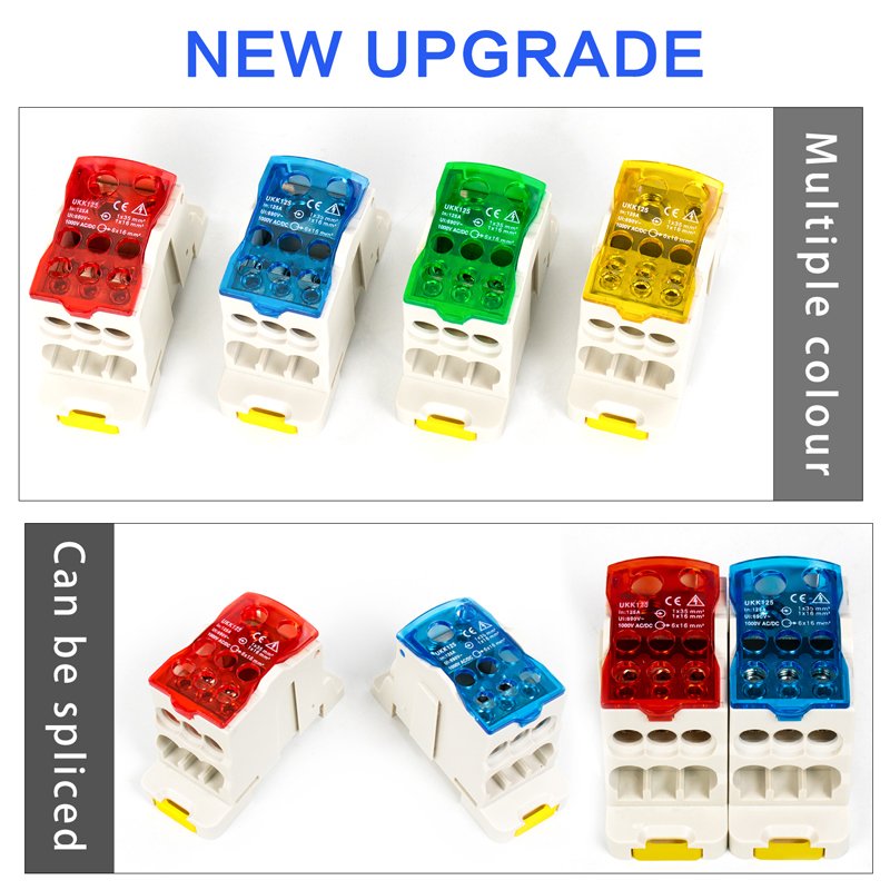 UKK160A Big Current Distribution Terminal Block Box One-In-Multiple-Out Didstribution Box Terminal Block Connector
