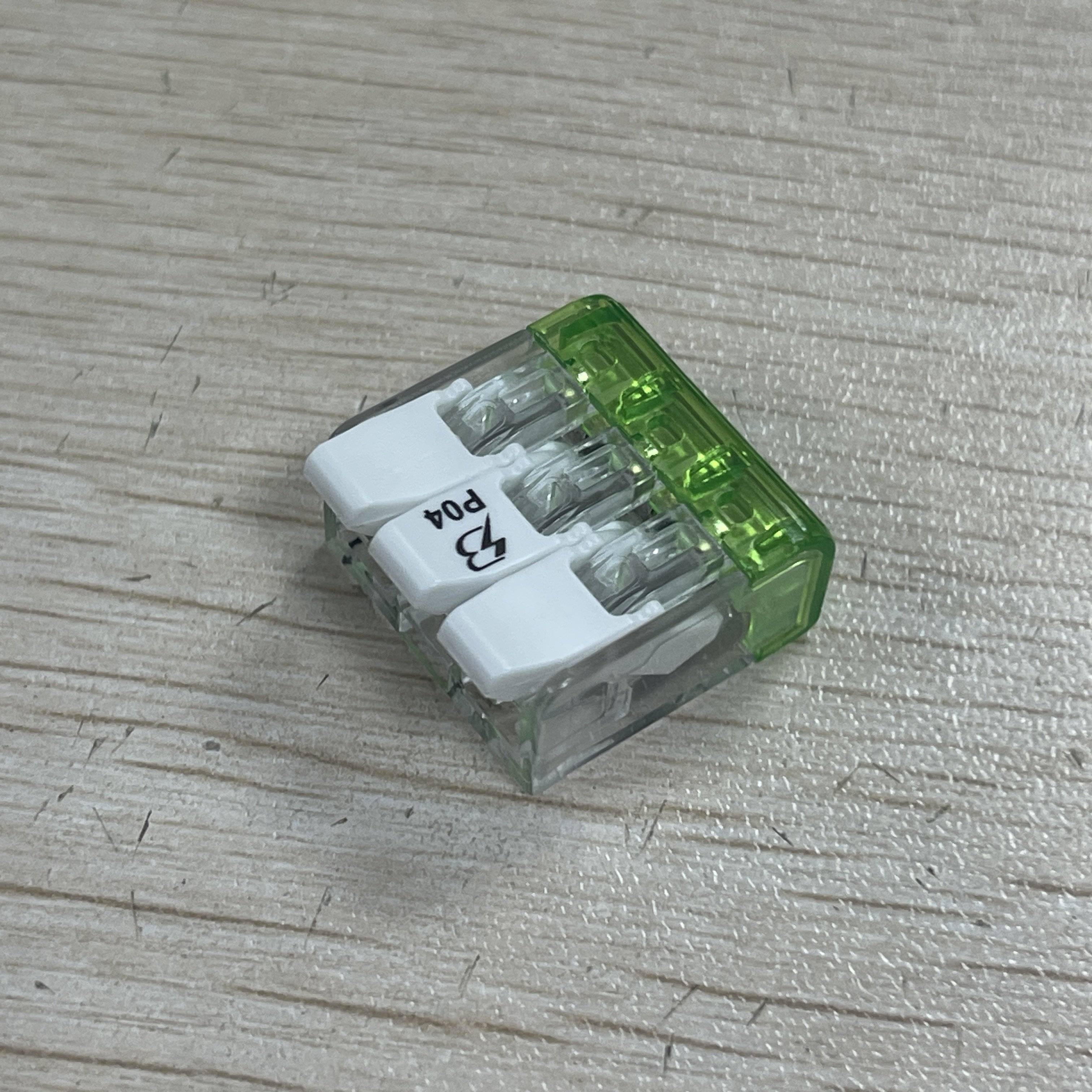 Original 3 Pole Push Wire Connector with Operating levers