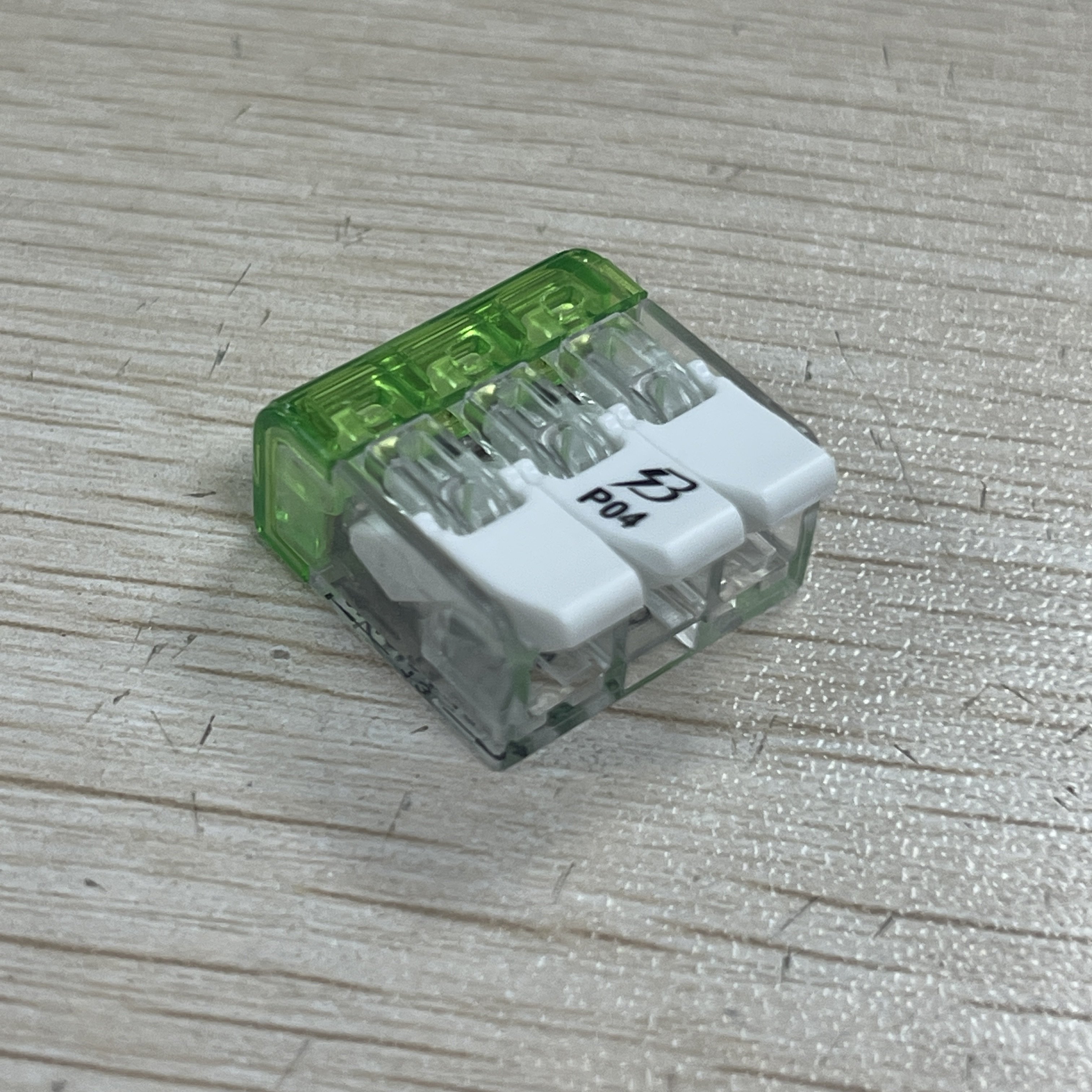 Original 3 Pole Push Wire Connector with Operating levers
