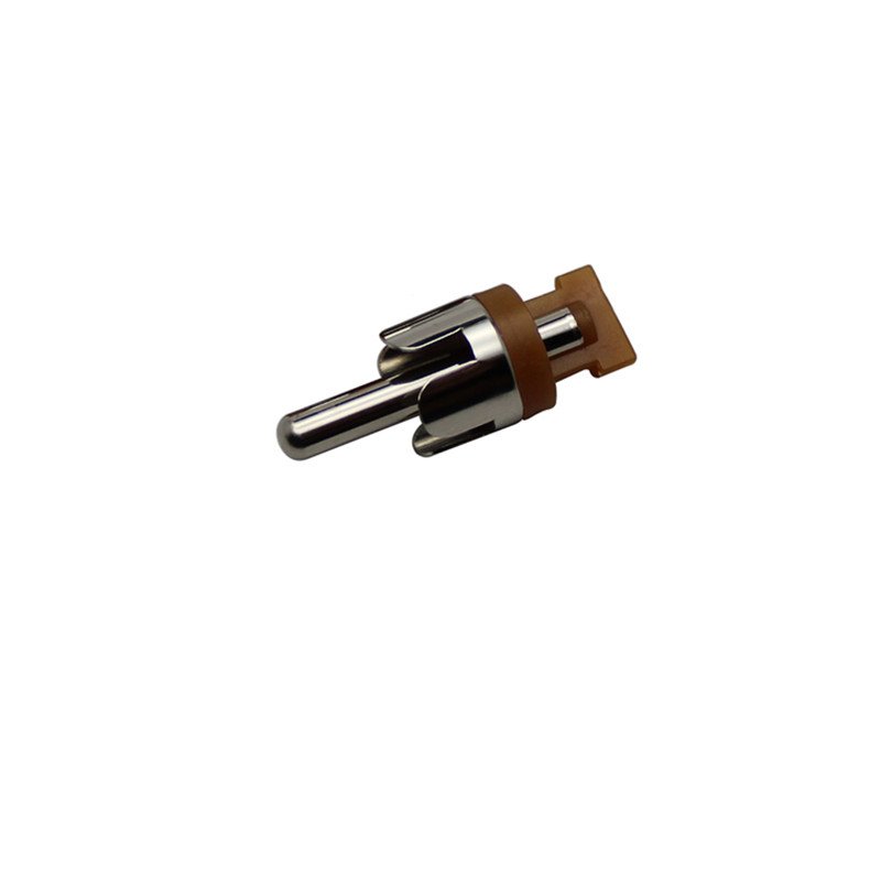 Factory Nickel plated Brown color Male RCA plug connector