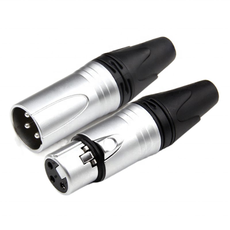 Colorful Male Female 3pin Microphone XLR Connectors