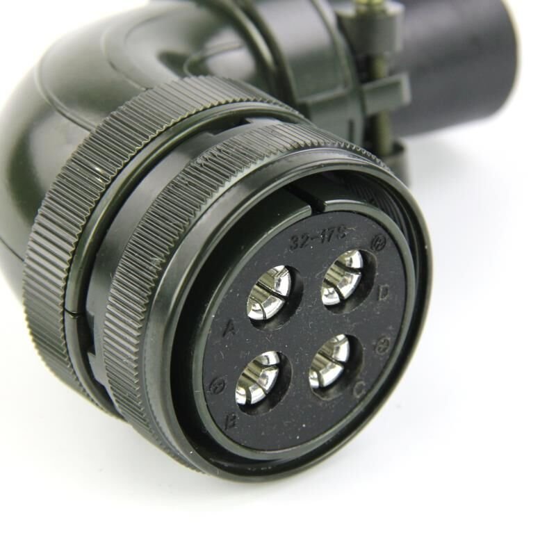 LECHUAN Amphenol Replaced MIL-C-5015 Series Spec MS3108 Connector Threaded Aviation Right Angle Circular Connector