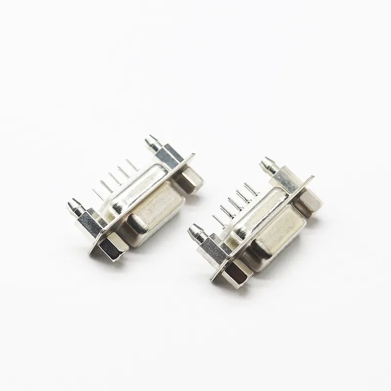 Connector Male Female D-SUB Straight Right Angle DB-9P DB-15P DB-25P DB-37P Dual row white plastic waterproof connectors