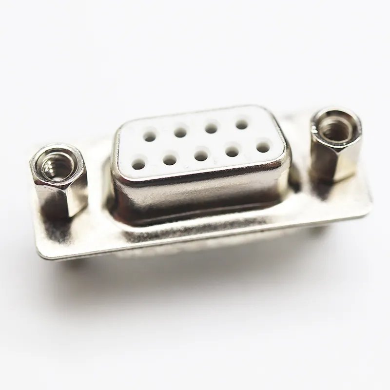 Connector Male Female D-SUB Straight Right Angle DB-9P DB-15P DB-25P DB-37P Dual row white plastic waterproof connectors
