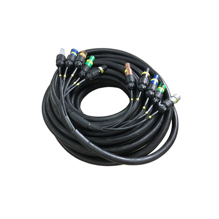 industrial grade both end can use compatible power 5 x 35mm connectors Fan out power cable