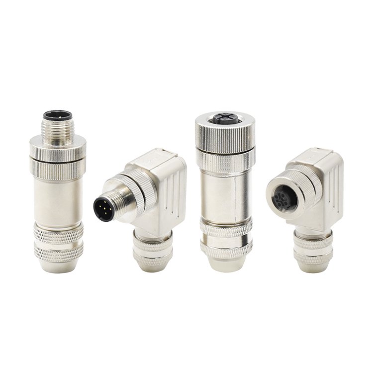 Westsam IP67 B code 5 Pin Male Female Assembly Shielded Waterproof Communication Cables M12 Connector Plug Socket