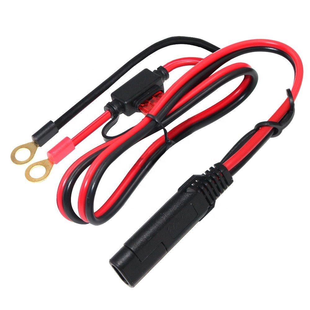 2pin SAE Quick Disconnect connector Plug battery power extension cable