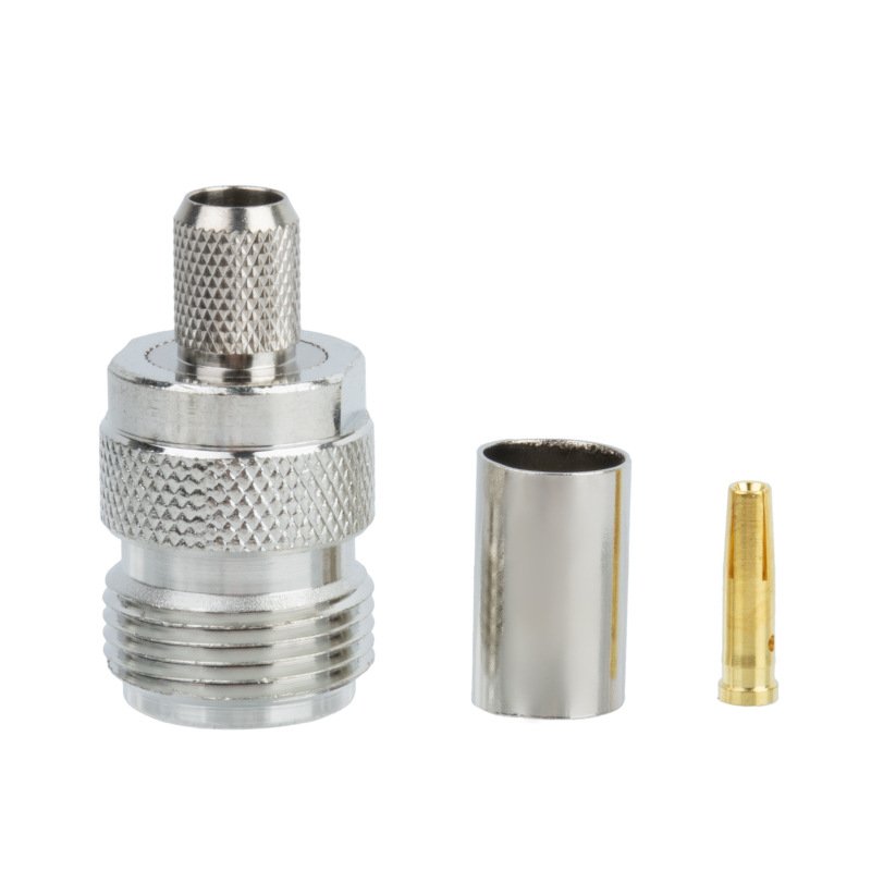 N-type female N-K-5 RF connector antenna connector 5D-FD LMR300 wire crimping