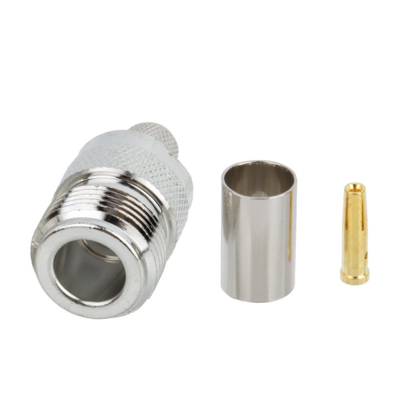 N-type female N-K-5 RF connector antenna connector 5D-FD LMR300 wire crimping