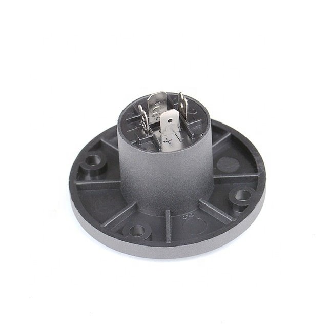 Round 4 Pole SpeakON Panel Mount Socket Connectors 4 pin Audio SpeakON Chassis Connectors for Loudspeaker Amplifier