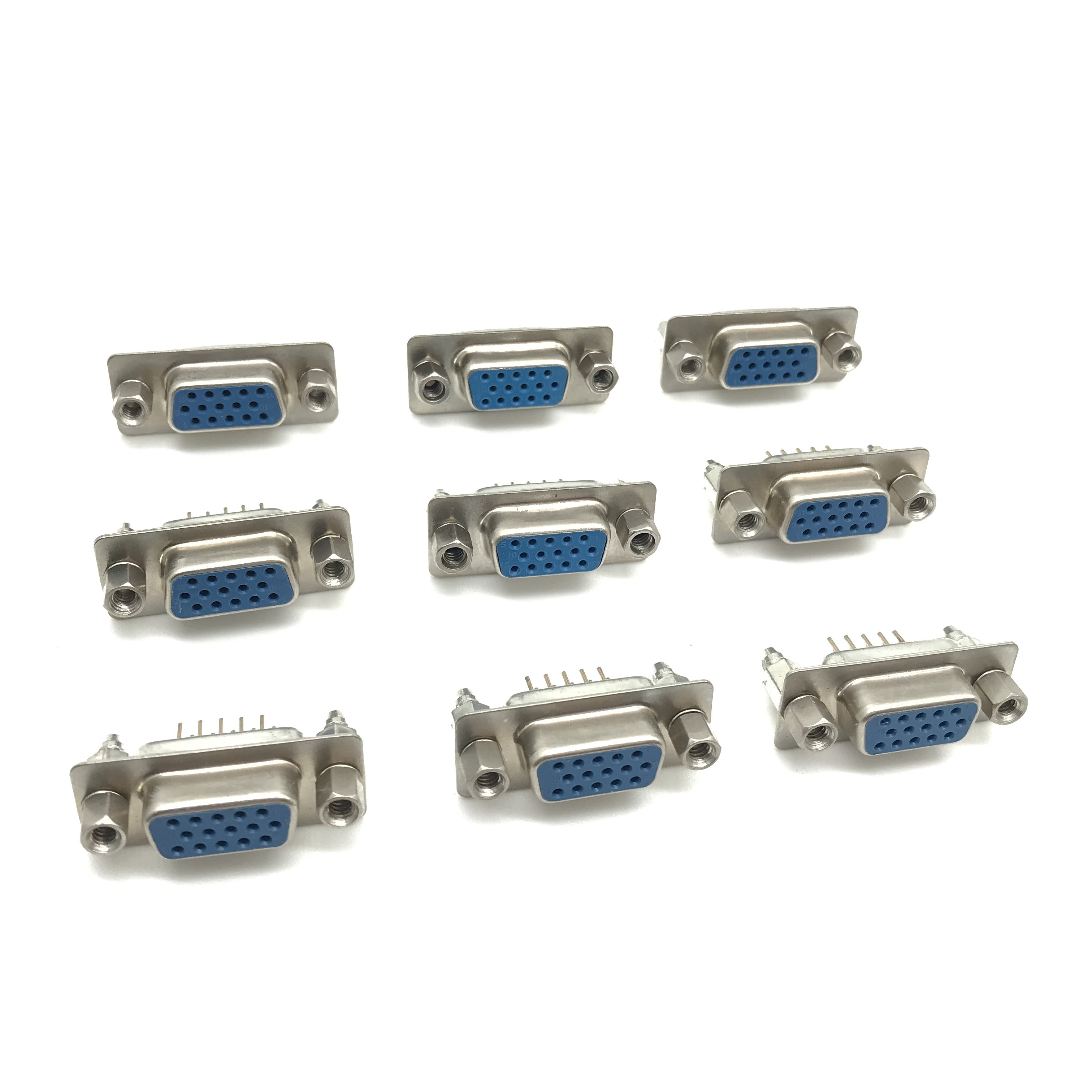 D Sub Connector HDP 26 pin female with screw vga straight electronic 26pin d-sub connector