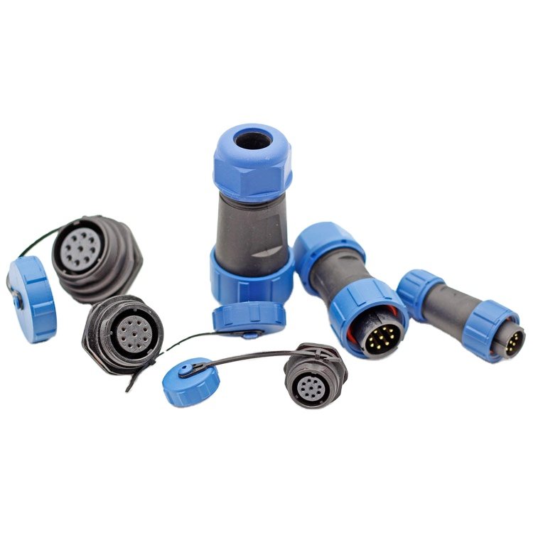 sp11 sp13 sp17 sp21 sp28 connector 2 3 4 5 6 7 8 9 10 12 16 17 20 24 26 pin sp series wire ip68 waterproof connector
