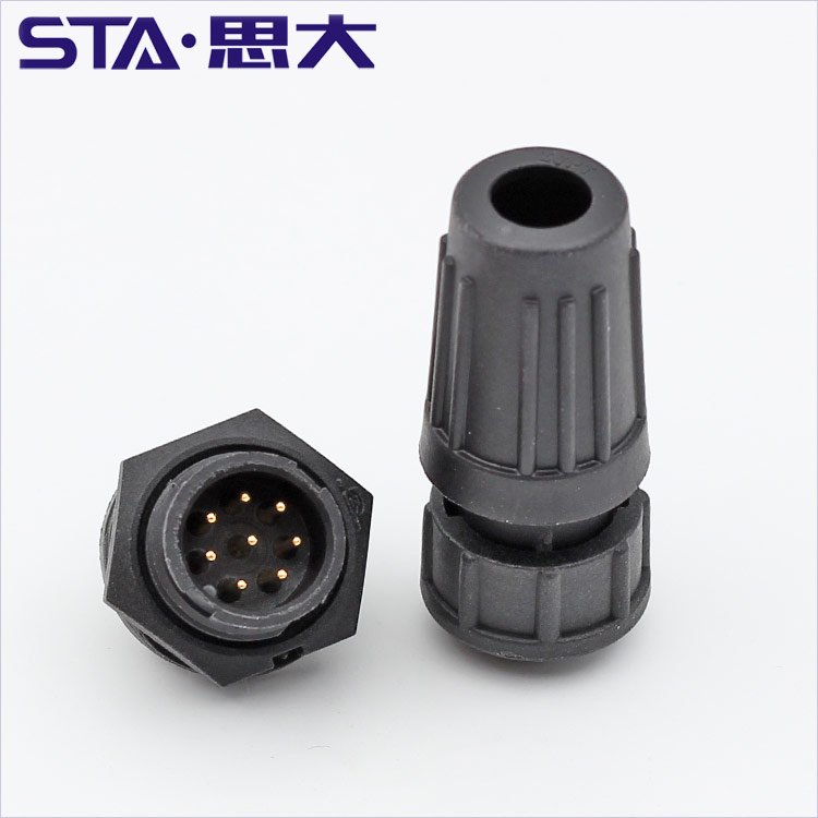 LTW Z108 Straight Male and Female Electrical Connector, IP67 2 3 4 5 6 7 8 10 12 pin Waterproof Connector