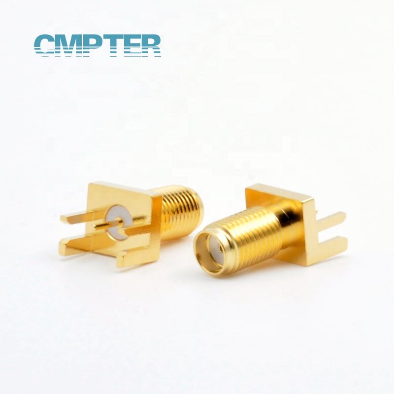 SMA Bulkhead Female PCB connector DC to 6GHz