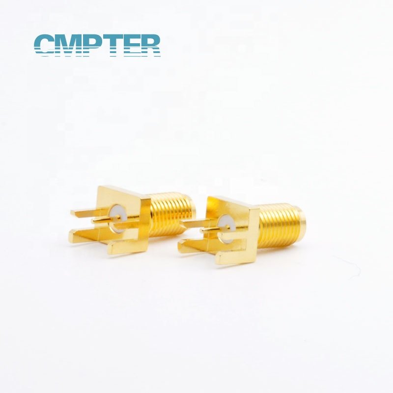 SMA Bulkhead Female PCB connector DC to 6GHz