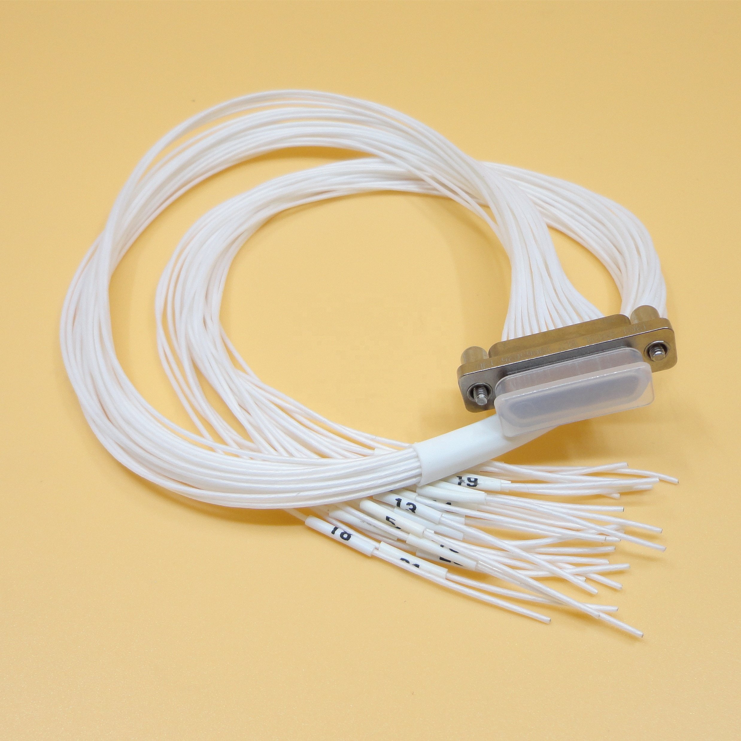 J30J Connector 25 Pins Micro Rectangular Connector with Cable 500mm