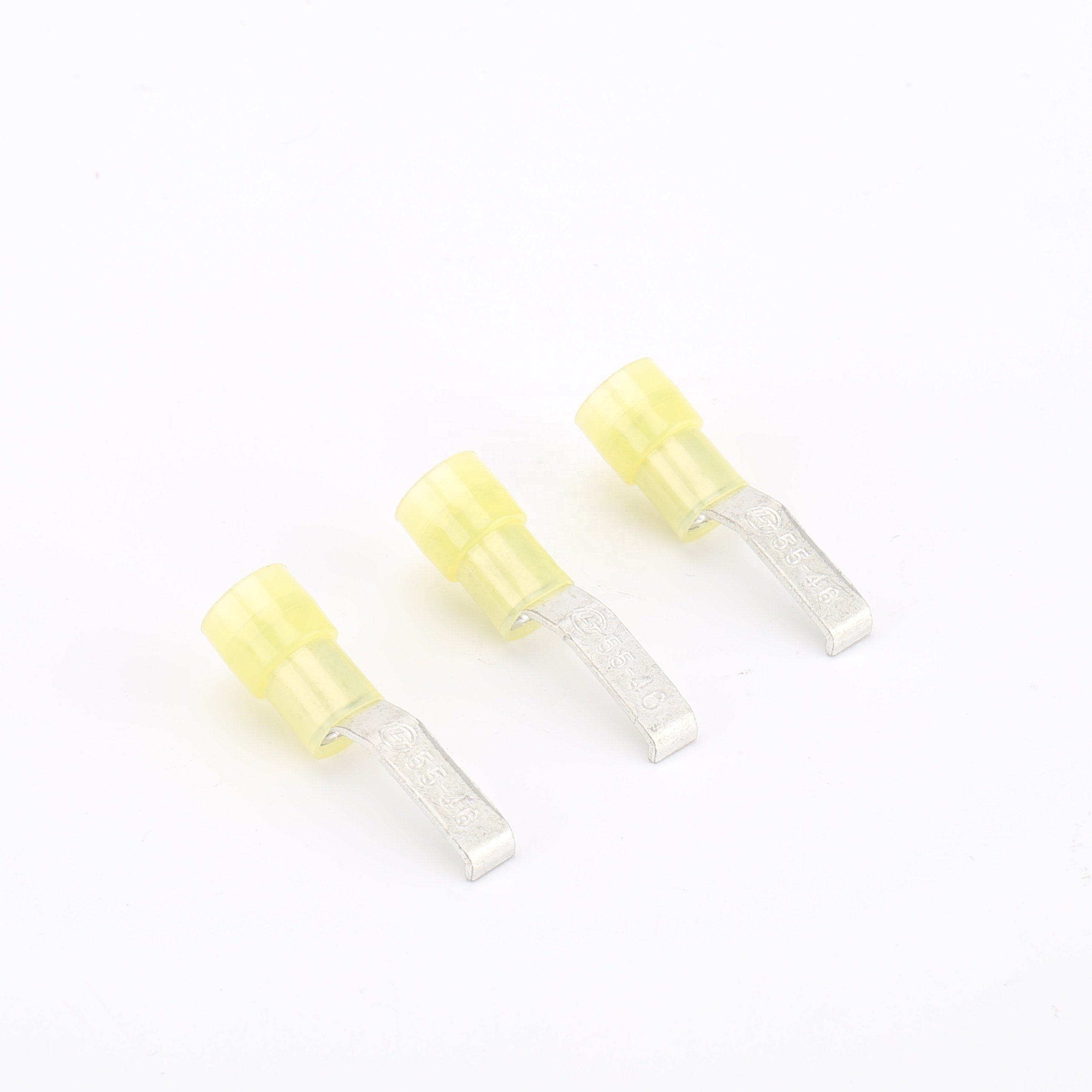 LEXT LBNYD2-3 Nylon PA66 Copper Cable Terminals Lugs Nylon Concave Blade Insulated Connector Terminals