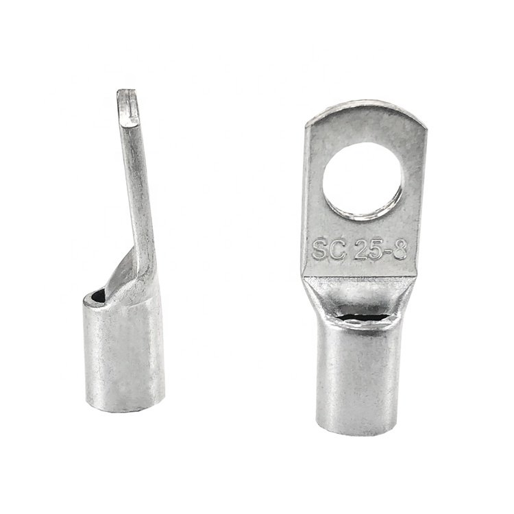 Chaer assortment Tinned Copper Lugs Ring Crimp Terminal Wire Welding Cable Connector Suit SC25-8