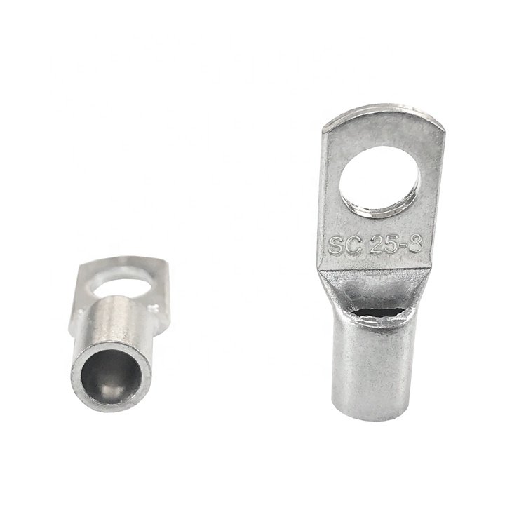 Chaer assortment Tinned Copper Lugs Ring Crimp Terminal Wire Welding Cable Connector Suit SC25-8