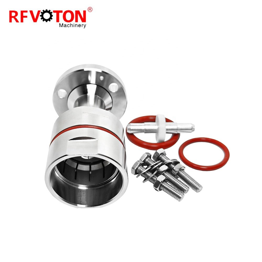 RFVOTON 7-8 EIA Flange type Straight rf connector for 1-1-4 Coaixal Cable in stock