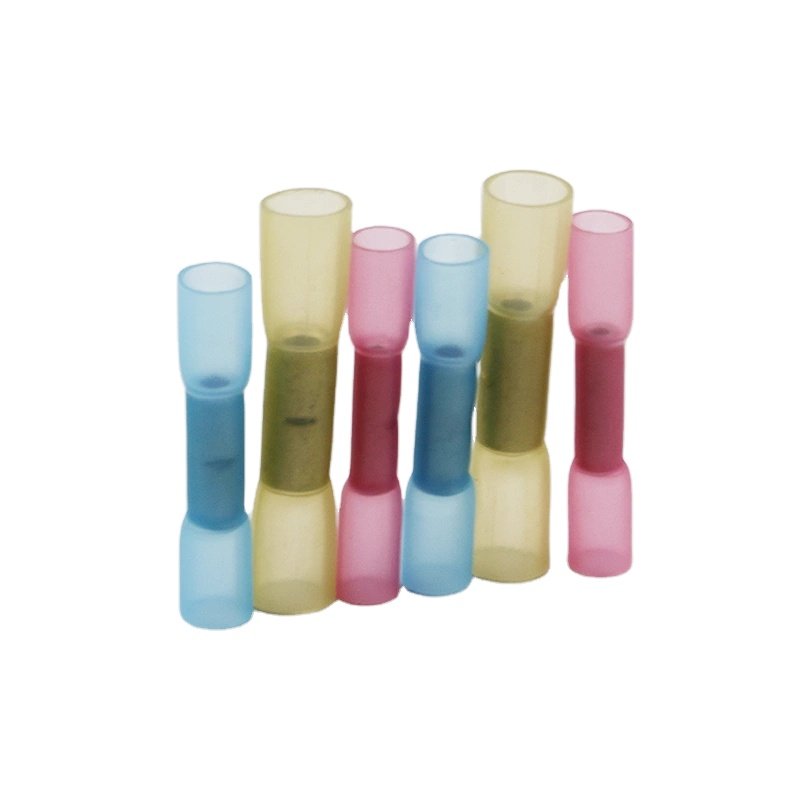 Bht Series Red Blue Yellow Splice Insulated Terminals Electrical Waterproof Heat Shrink Crimp Wire Butt Cable Connectors