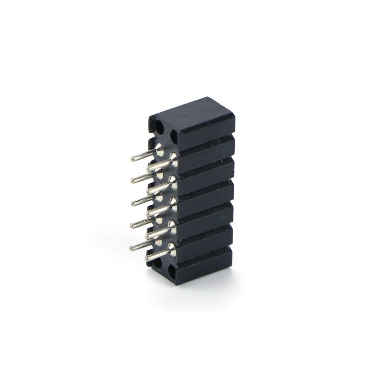 Female Header Connector 2.54mm 8.5h DIP Female Pin Header Socket 4 6 8 10 12 16 18 20 22 24 26 Pin Smb OEM / ODM