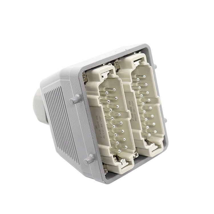500V 16A Heavy Duty Connector Harting Han Type 16 Pin 24P 32P 48P 64P Male And Female Connector