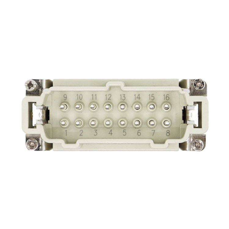 500V 16A Heavy Duty Connector Harting Han Type 16 Pin 24P 32P 48P 64P Male And Female Connector