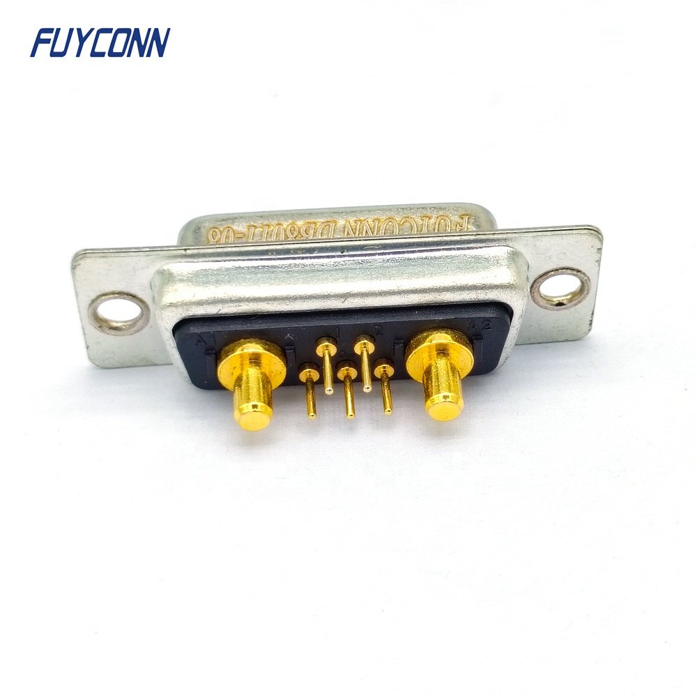 7Pin PCB 7W2 PCB Straight DB High current Connector, 7 way 7W2 Straight Female Pins DB PCB D-sub Connector