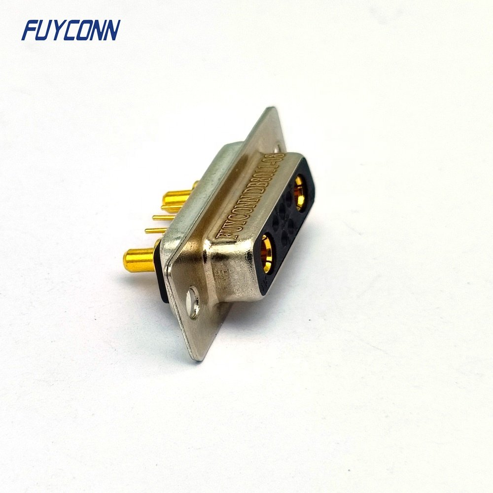 7Pin PCB 7W2 PCB Straight DB High current Connector, 7 way 7W2 Straight Female Pins DB PCB D-sub Connector