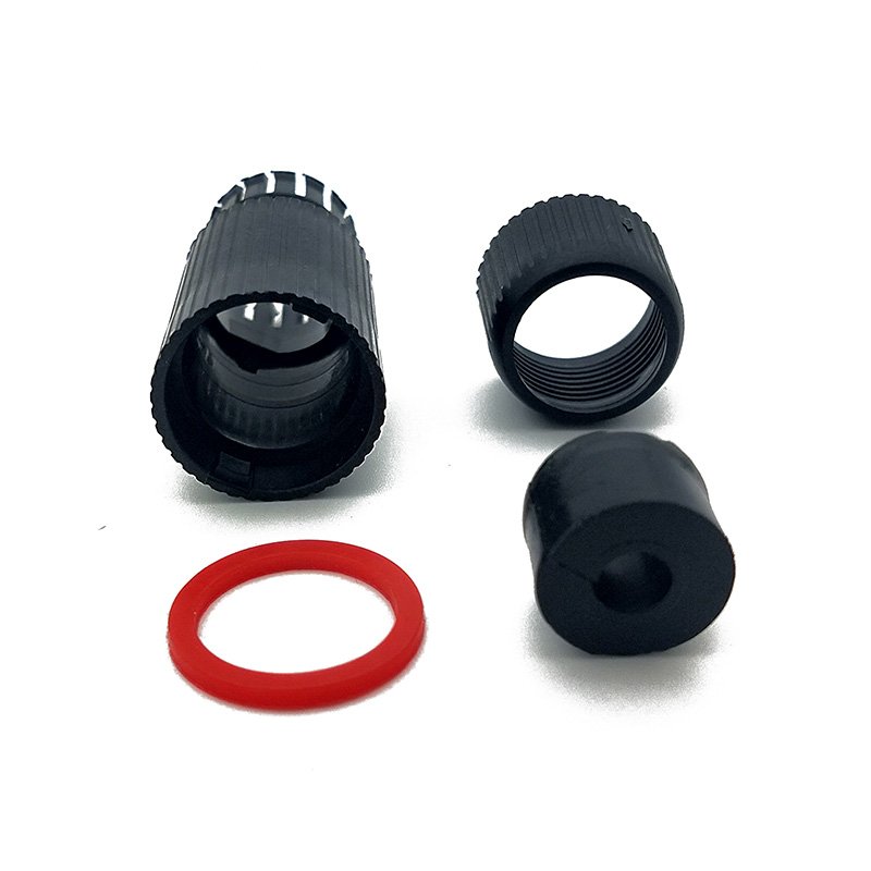 BLACK RJ45 ethernet waterproof connector network cable cover For Outdoor Network IP Camera Pigtail Cable cable