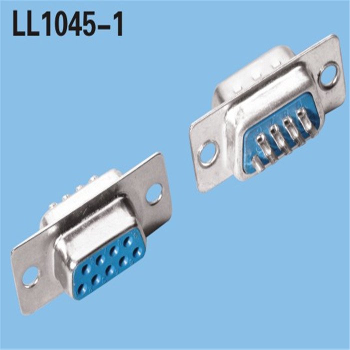 Plastic hood for d-sub dust cover plastic type chrome plated15 Pin DB Metal Hood D-sub connector cover